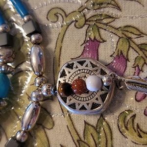 women 8 inch Dream Catcher Necklace